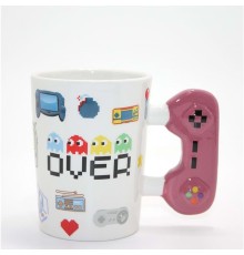 Game Over Porselen Kupa Bardak Dekoratif Hediyelik