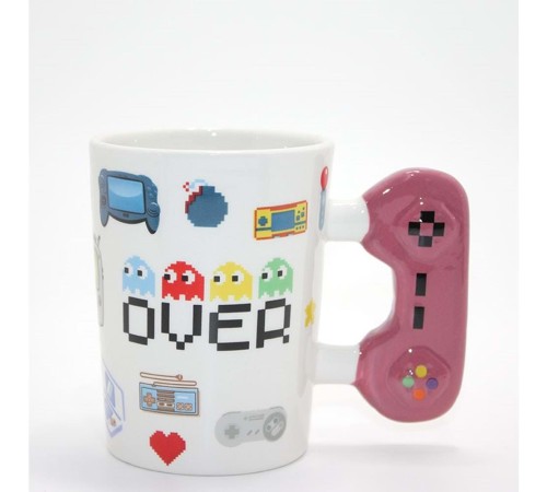 Game Over Porselen Kupa Bardak Dekoratif Hediyelik