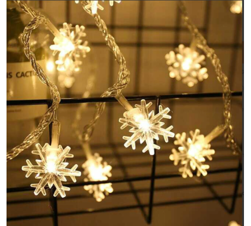 Kar Tanesi 5m 28 Led Gün Işığı Kar Tanesi:4cm