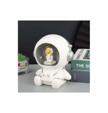 Polyester Masa Üstü Astronot Ledli Lamba