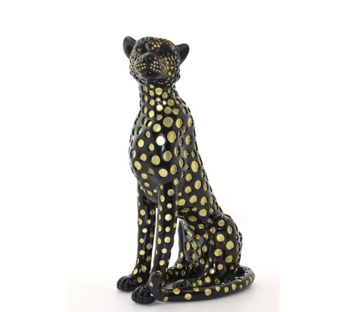Polyester Jaguar Figürü Dekoratif Hediyelik