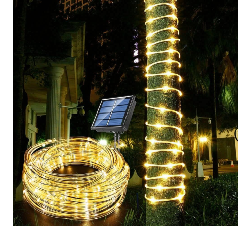 10m 100 Led Solar Led Işık Gün Işığı