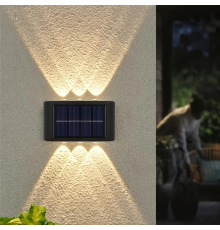 2'li Solar Duvar Aydınlatması 6 Ledli Gün Işığı
