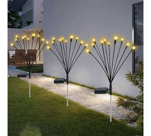 2'li Solar Bahçe Aydınlatması 10 Ledli 2 Modlu Gün Işığı