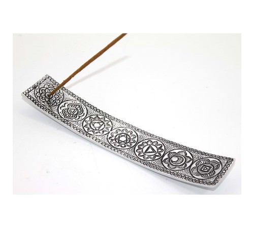 Metal Kayık 7 Çakra ( Chakra ) Tütsülük