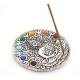 Metal 7 Çakra ( Chakra ) Buda Tütsülük