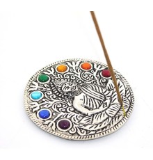 Metal 7 Çakra ( Chakra ) Buda Tütsülük