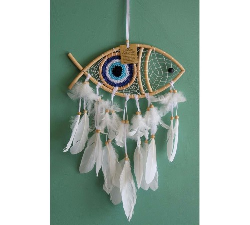 Rüya Kapanı Düş Kapanı Dream Catcher Balık Tasarımı