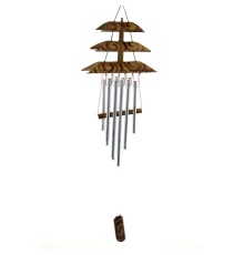 Bambu Metal Çanlı Rüzgar Çanı