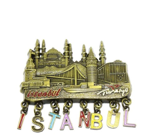 Metal İstanbul Temalı Yöresel Magnet