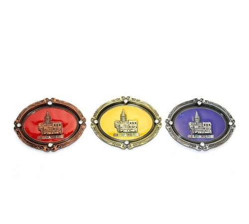 İstanbul Temalı Metal Magnet
