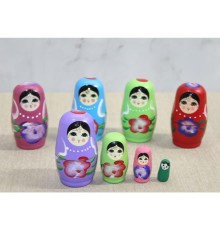 4'Lü Ahşap Matruşka