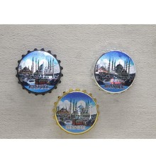 İstanbul Temalı Metal Magnet