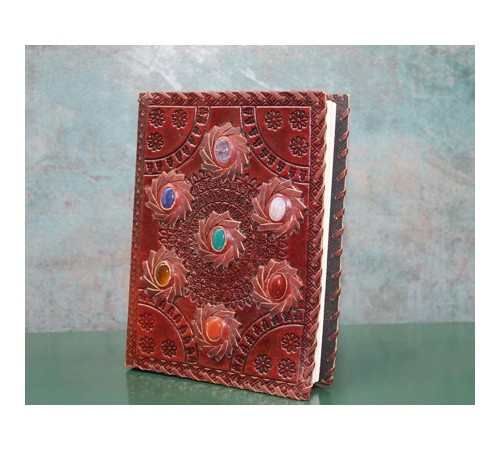 Taşlı Deri Defter