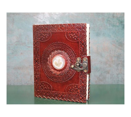 Taşlı Deri Defter