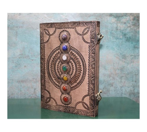 Taşlı Deri Defter