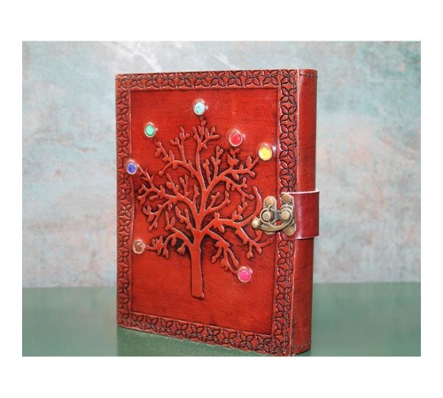 Taşlı Deri Defter