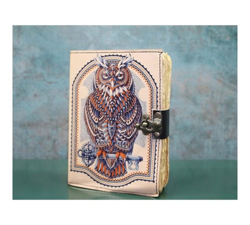 Baykuşlu Deri Defter