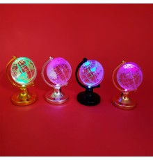 Mini Işıklı Cam Kristal Dünya