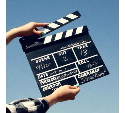 Mini Boy Dekoratif Sinema Klaket
