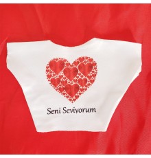 Seni Seviyorum Baskılı Tişört