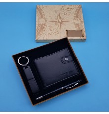 Siyah Touchpen Kalem Anahtarlık ve Cüzdan