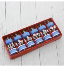 6'lı Mavi Mini Atlı Karınca