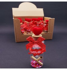 Love Kalpli Dilek Şişesi