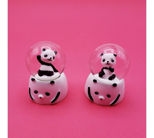 Mini Işıklı Panda Kar Küresi