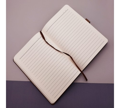 Çizgili Termo Deri Defter