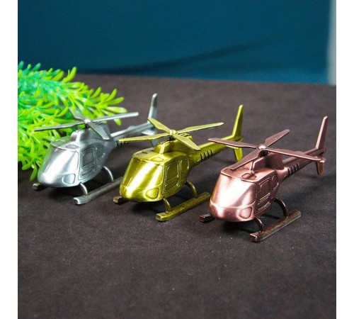 Dekoratif Metal Helikopter