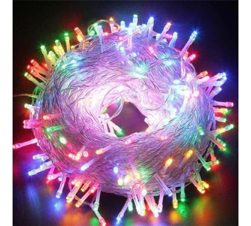 5m 30 Led RGB 2 Kademeli Şeffaf Kablo
