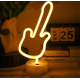 Neon Gitar Masa Lambası PİL+USB