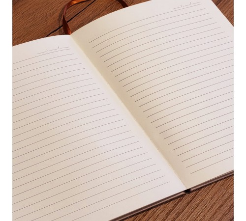 Desenli Deri Defter