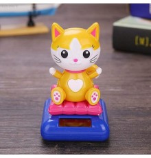 Güneş Enerjili Solar Sallanan Kedi