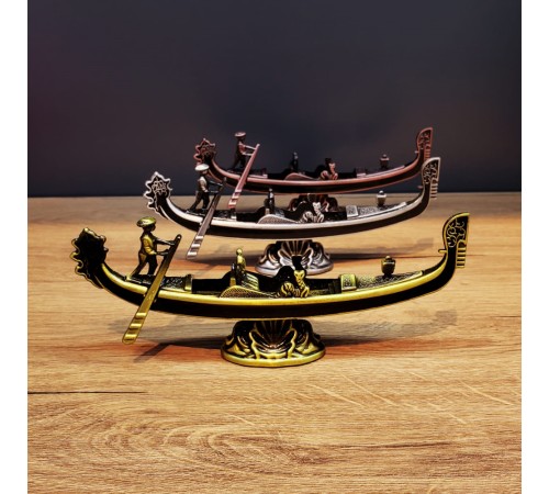 Metal Dekoratif Venedik Kayık