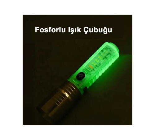 8 Mod Şarjlı Yeni Nesil El Feneri