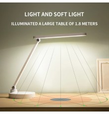 40 Led Çalışma Okuma Işığı Kademeli Masa Lambası Ayarlanabilir Renk Tonu Ve Parlaklık