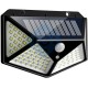 100 Led DIŞ Mekan Solar Aydınlatma Fotoselli Solar Lamba Hareket Sensörlü