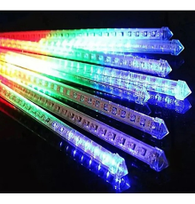 8 Adet Meteor Kayan Tüp Led Ağaç Bahçe Solar Güneş Enerjili Led S-12