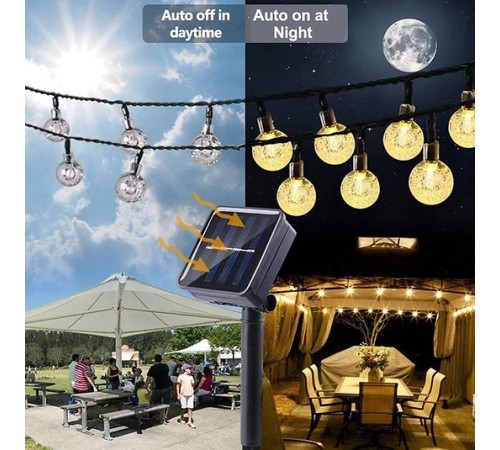 Güneş Enerjili Top 50 Led Bahçe Aydınlatma 7 Metre S-38