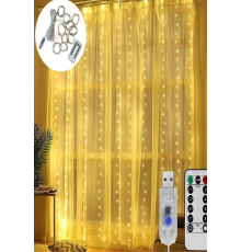 3x3 perde led kumandalı