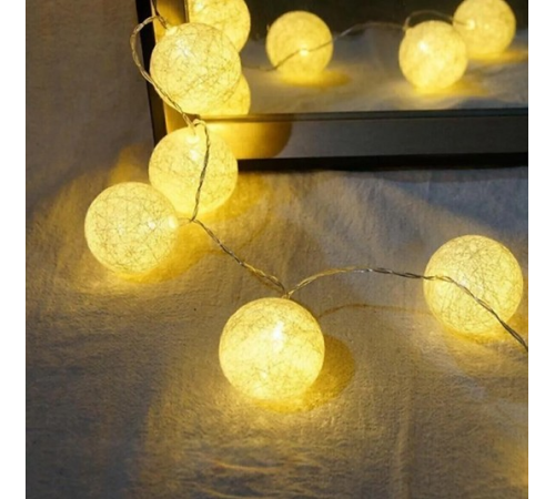 Top Led Oda Süsleme Işıklı Top Aydınlatma 1,5 Metre