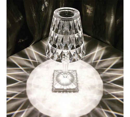 Kristal Led Şarjlı Masa Üstü Lamba