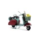 Dekoratif Metal Scooter Önü Sepetli