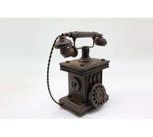 Dekoratif Metal Telefon