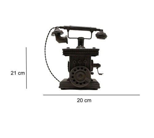 Dekoratif Metal Telefon