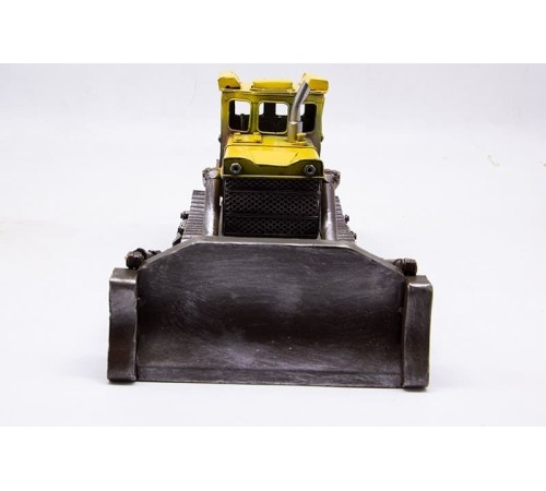 Dekoratif Metal Buldozer Biblo