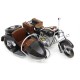 Dekoratif Metal Motosiklet Sepetli