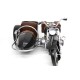 Dekoratif Metal Motosiklet Sepetli